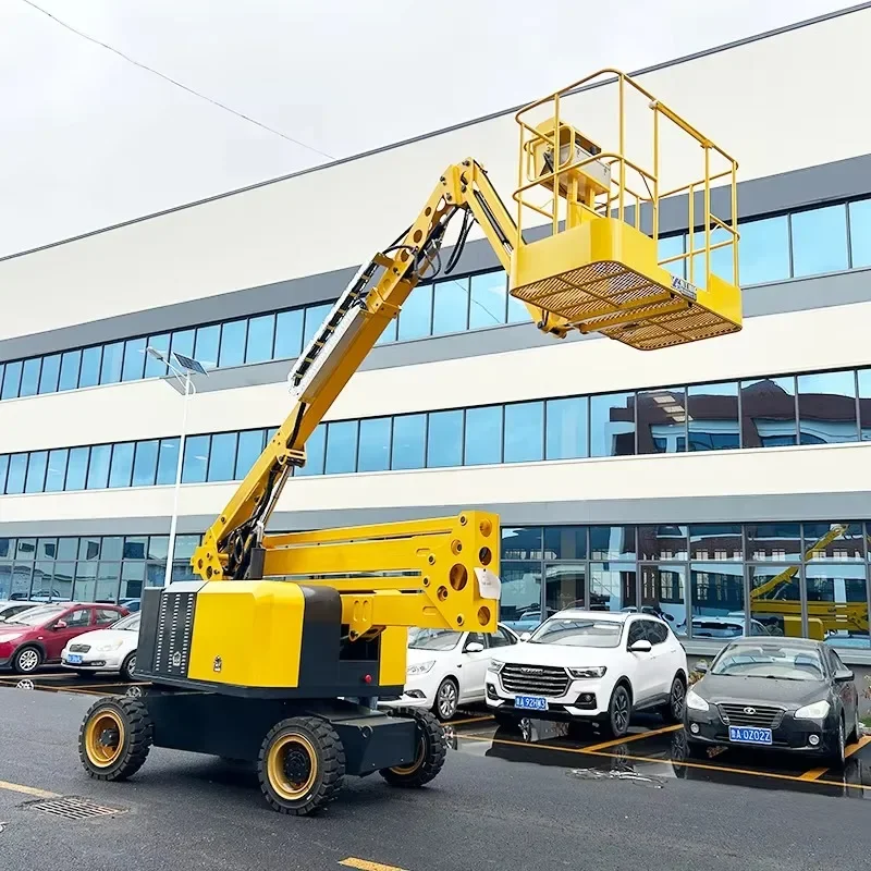 Articulated Boom Lift Elevated Work Platform Self-propelled Lift  Man Lift Construction Equipment