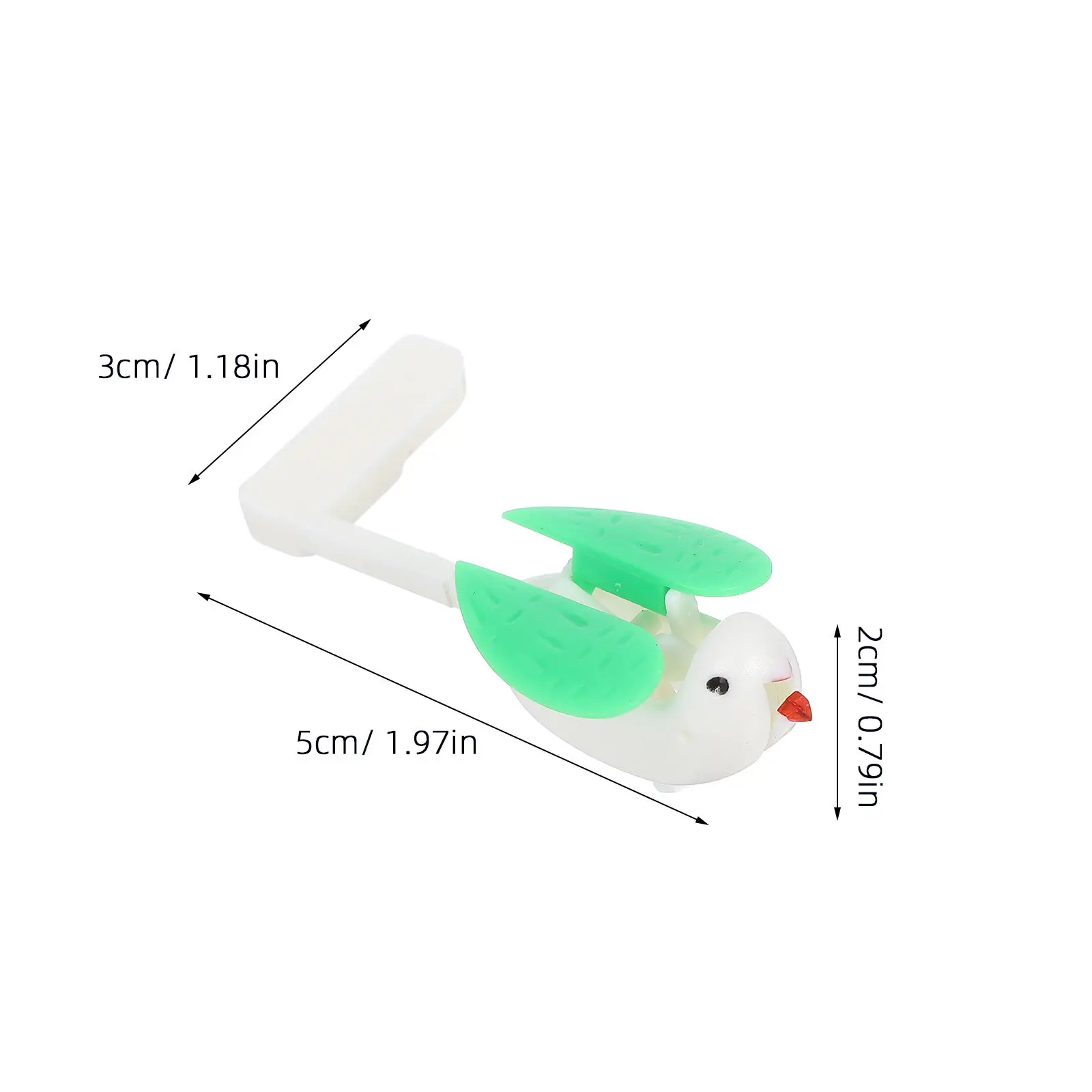 5Pcs Small Plastic Singing Cuckoo Bird Replacement for Retro Wall Clocks DIY Clock Repair Decorative Time Reminder Cuckoo Clock