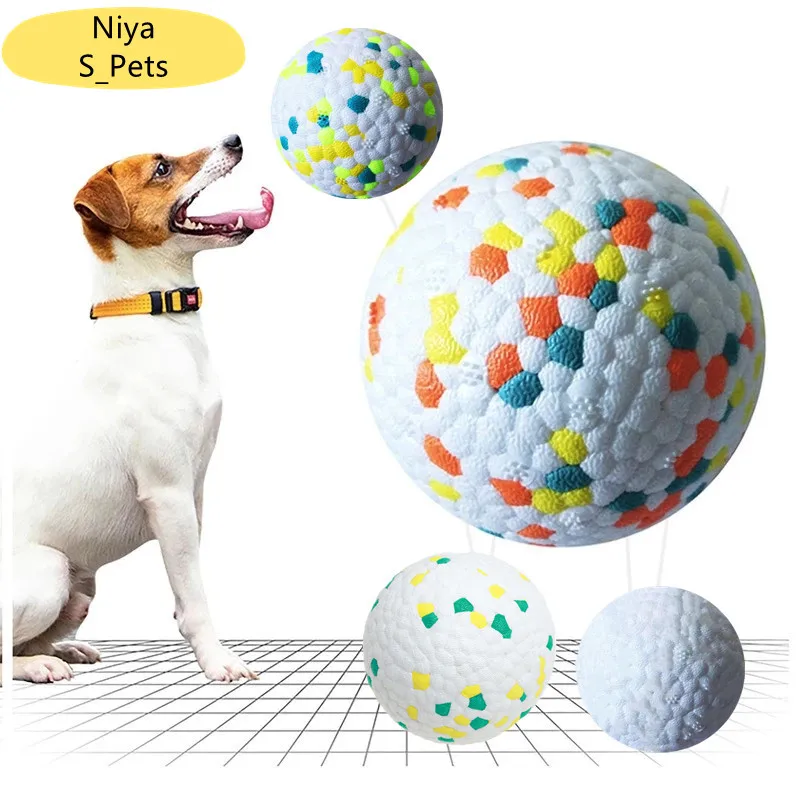 Dog Toys High-elasticity Lightweight Popcorn Ball Dog Solid Ball Resistance To Bite Dog Chew Toys Dogs Tooth Cleaning Ball Toy