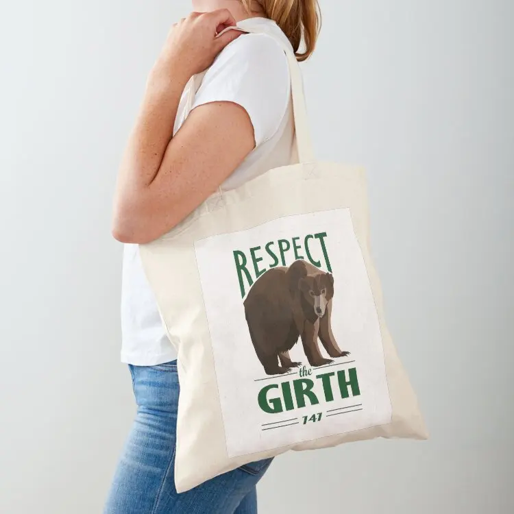 

Respect the Girth Tote Bag Big bag women shopper bag women free delivery bags canvas tote