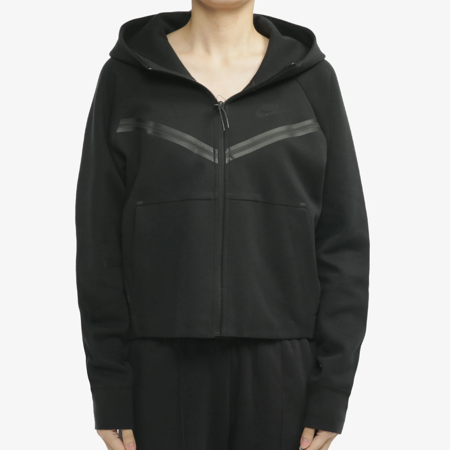 

Nike Official Genuine Spring/Autumn Women's Knit Hooded Short Sport Jacket CW4299-010