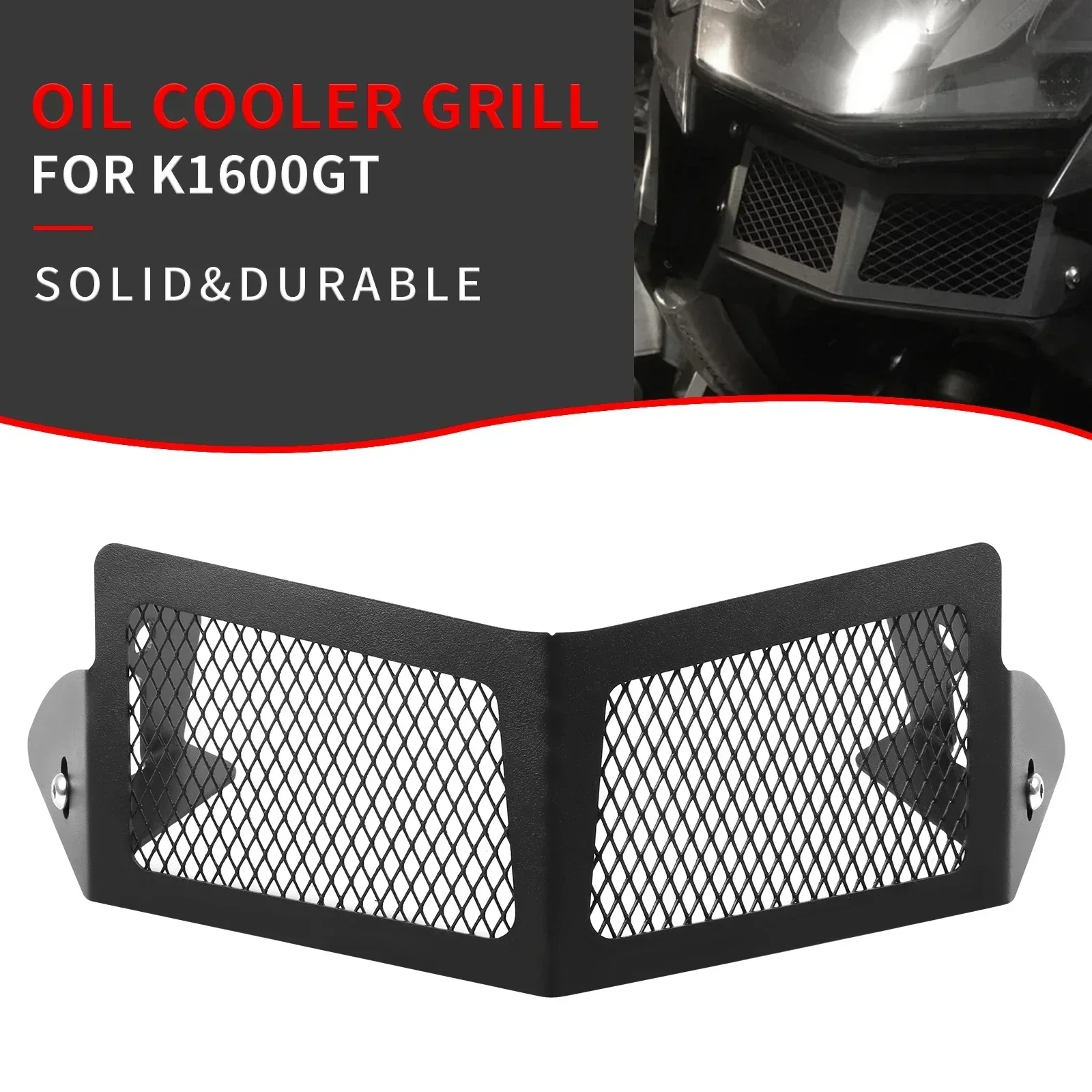 Motorcycle Oil Cooler Protection Grill Radiator Guard Cover For BMW K1600GT K1600GTL K1600 GT K1600B K 1600 GT/GTL All Years