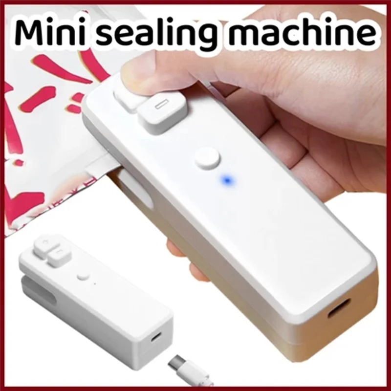 

A83G-Маленький USB перезаряжаемый мини-упаковщик Многофункциональный перезаряжаемый герметик подходит для герметичного хранения продуктов питания