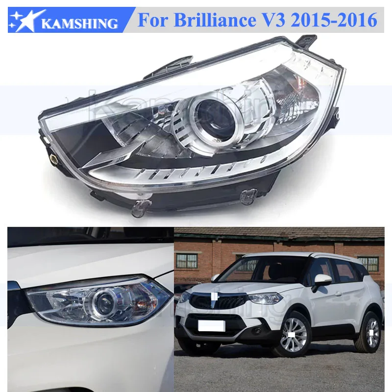 

Kamshing Front Bumper Head Light Head Lamp For Chinese Brilliance V3 2015-2016 Headlight Headlamp Front Turn Signal Light