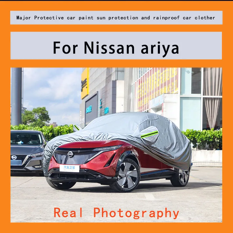 

﻿﻿For Nissan ariya Car Covers Outdoor Waterproof Dustproof Sun Rain Snow Protection Thick Oxford Cloth Full Outer Cover