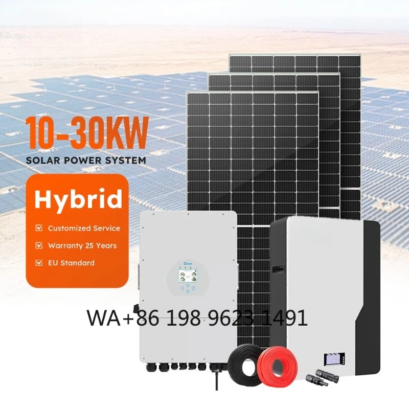 10-30Kw On/off Grid Hybrid Solar Energy System Factory Price for Home Use