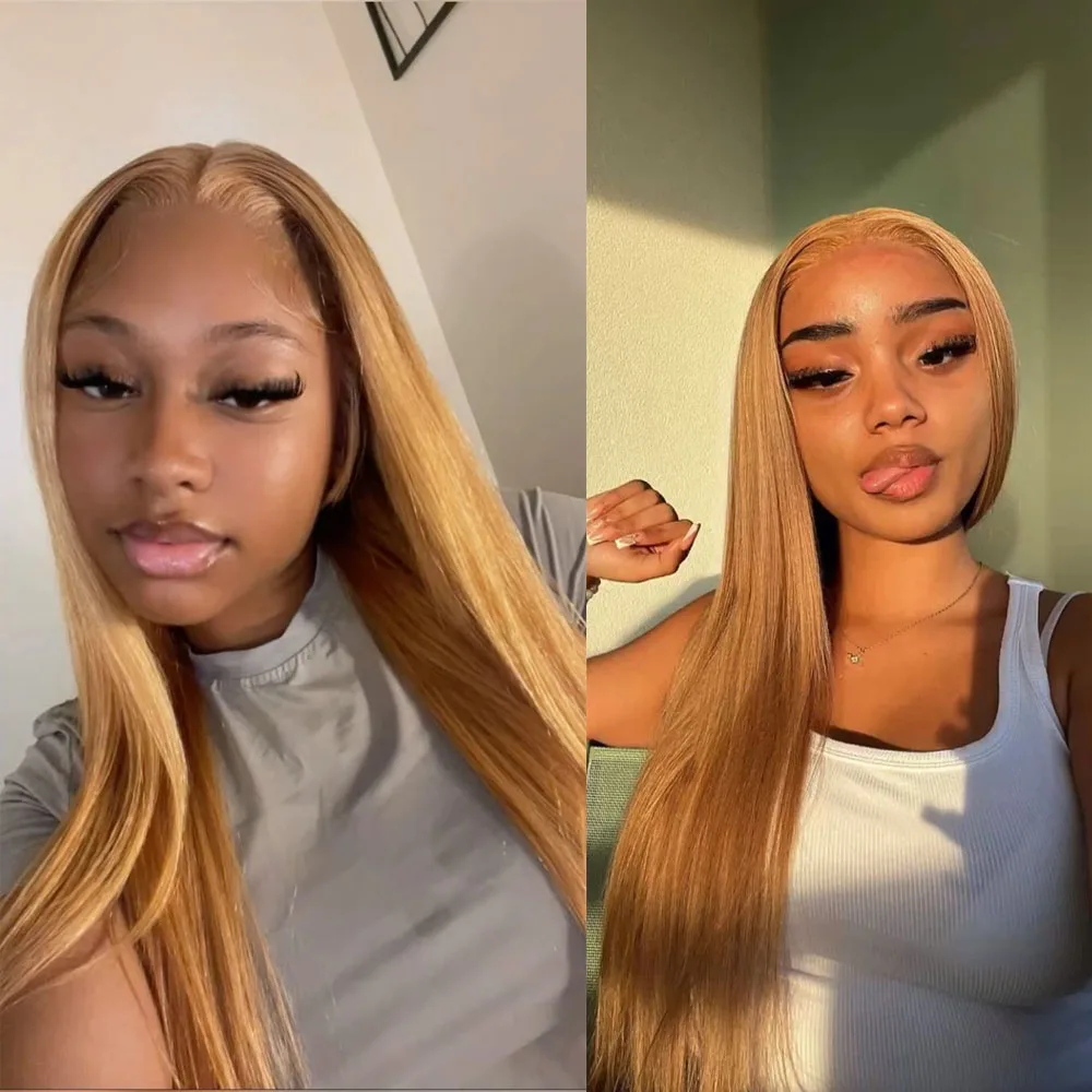24 Inch Ash Blonde 13x4 Lace Front Wig Straight, Heat-Resistant Fiber Wig, Natural Hairline Deepen Lace Area for Cosplay & Daily