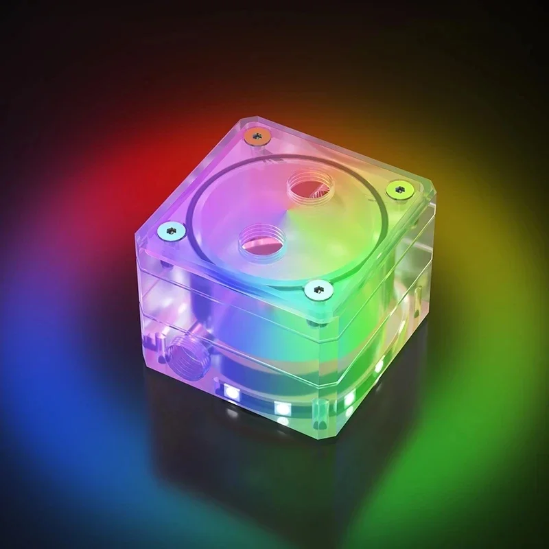 Zbiornik na wodę Barrow Mini do pompy DDC akcesoria do modernizacji ITX A4 obudowa PC chłodzenie cieczą zbuduj 5V 3PIN ARGB AURA SYNC