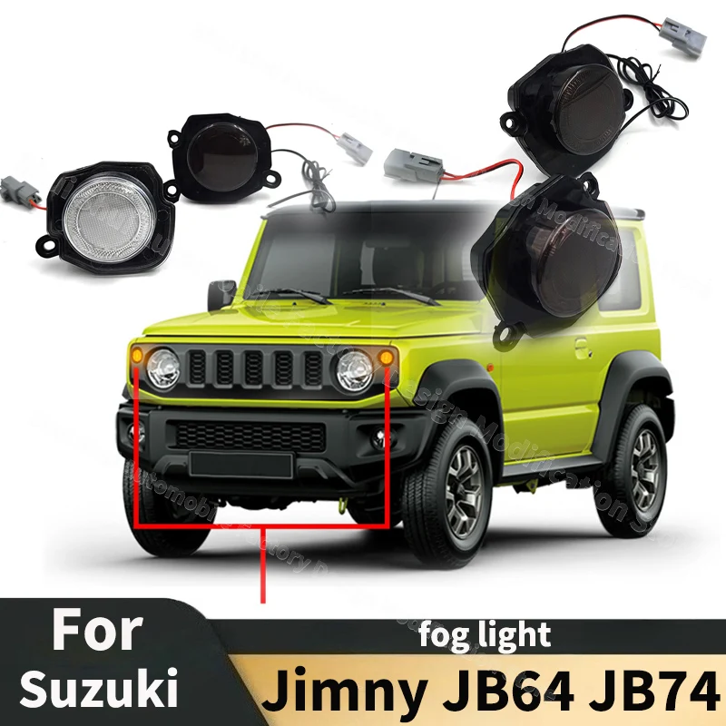 

Для SUZUKI JIMNY JB64 JB74 автомобильные противотуманные фары указатель поворота противотуманные фары «ангельские глазки» дневные ходовые огни ремонт аксессуары