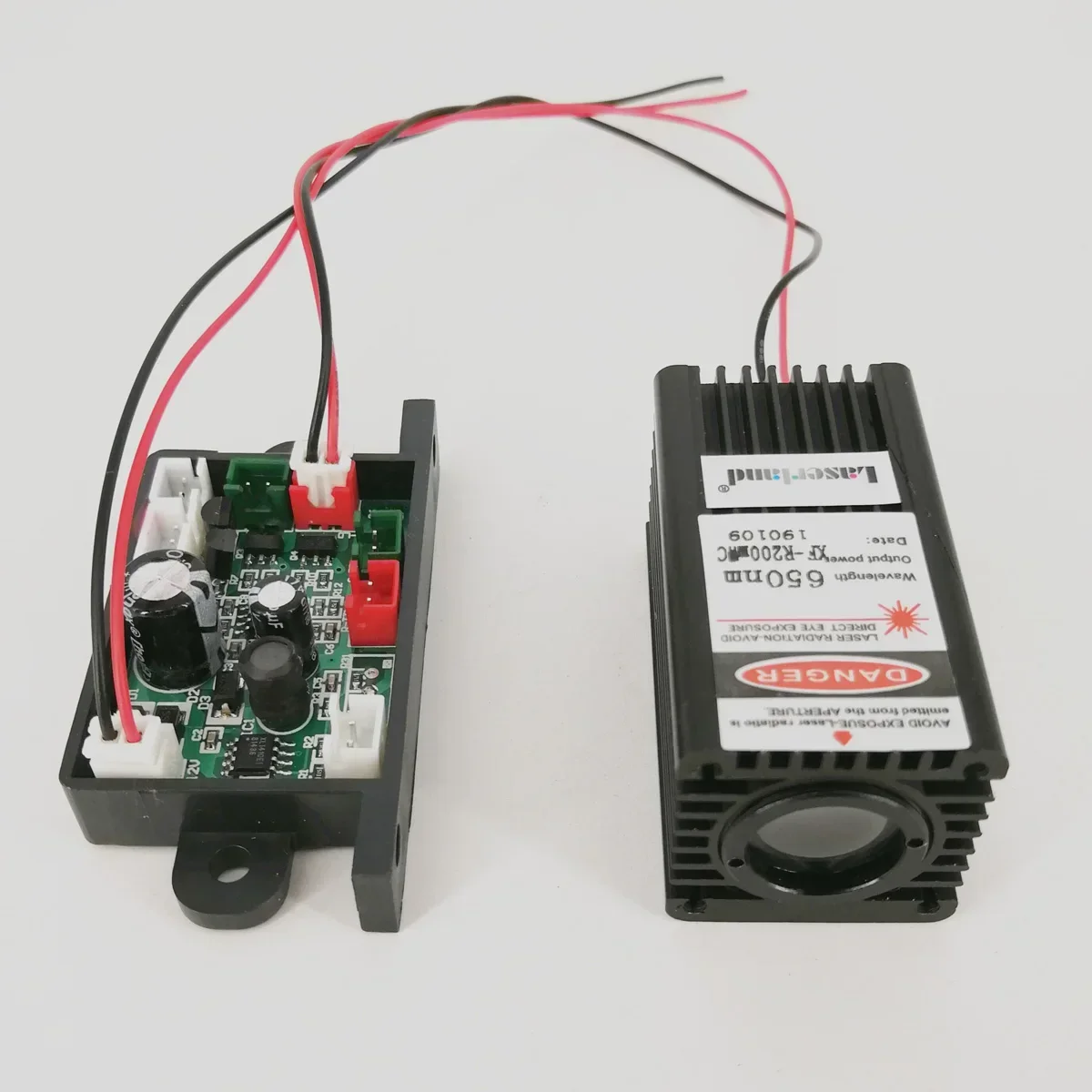 Fat beam Focusable 200mW 650nm Red Dot Laser Diode Module TTL Continuous Working