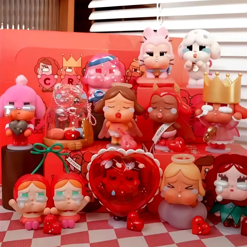 2025 Genuine Crybaby Valentine Day Crying For Love Series Blind Box Action Figures Fashion Toy Collect Model Girl Birthday Gift