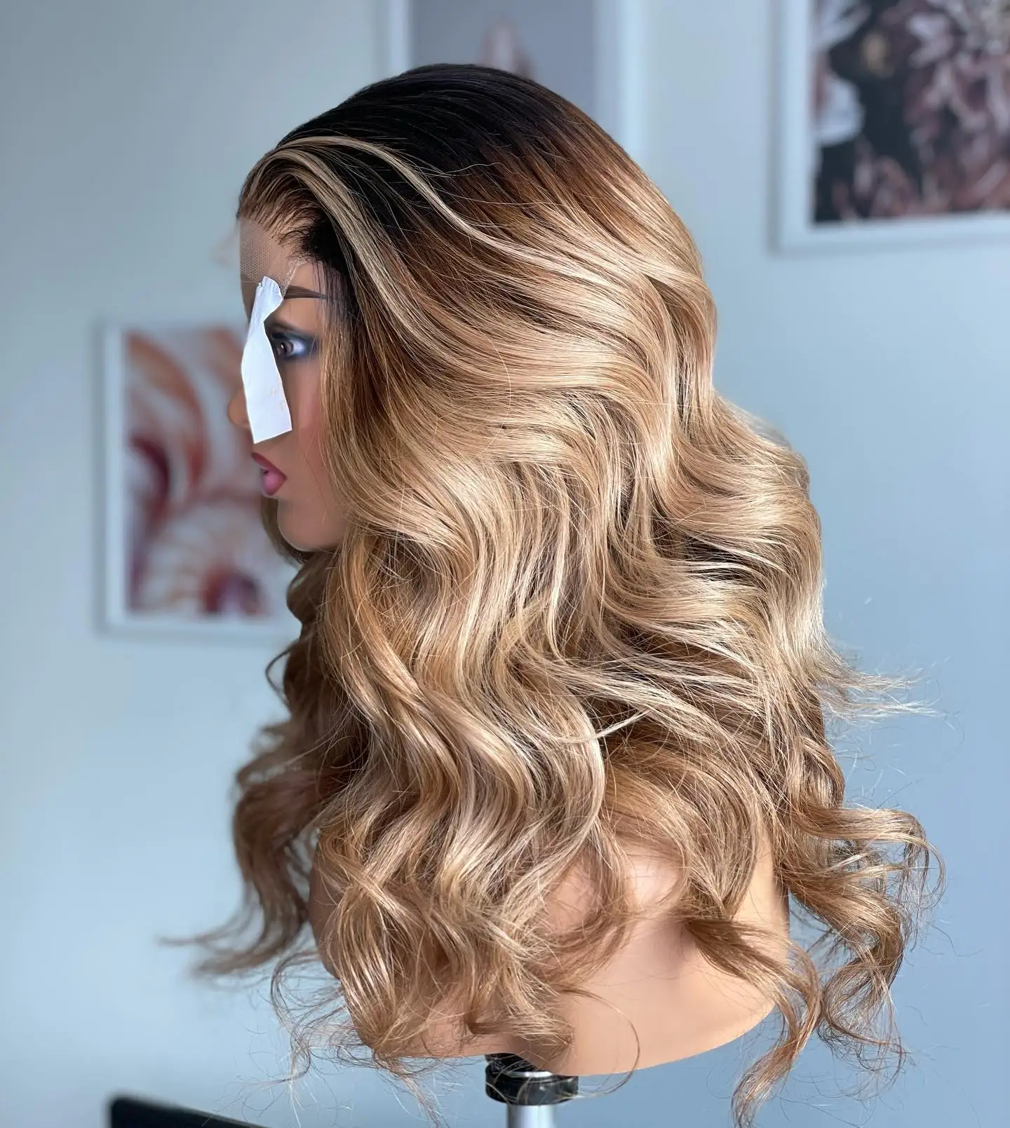 الجسم موجة الدانتيل شعر مستعار أمامي الظلام العسل البني أومبير طويل شعر مستعار اصطناعي للنساء نطاط Preplucked غلويليس شعر مستعار على التخليص بيع #5