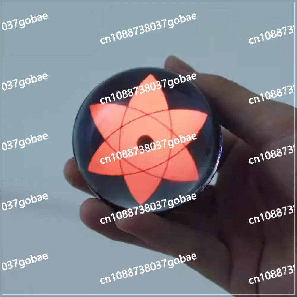 Write Wheel Eye Visual Illusion LED Music Synchronized Desktop Decoration - Creative Stress Reduction Artifact Anime Ninja