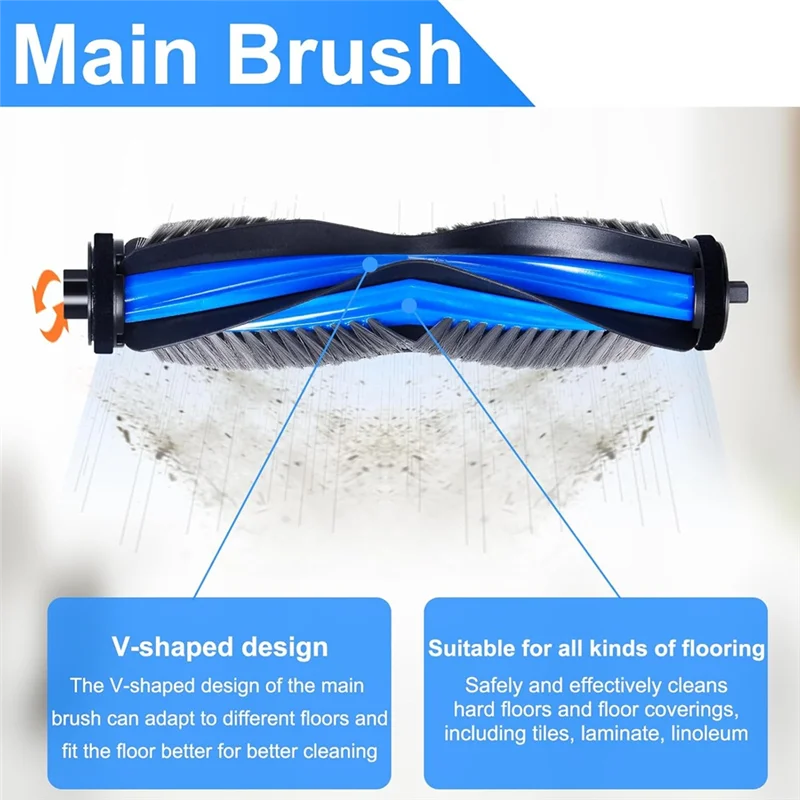 【Berserk】15 шт. аксессуары для пылесоса для робота-пылесоса Ecovacs Deebot X8 PRO OMNI