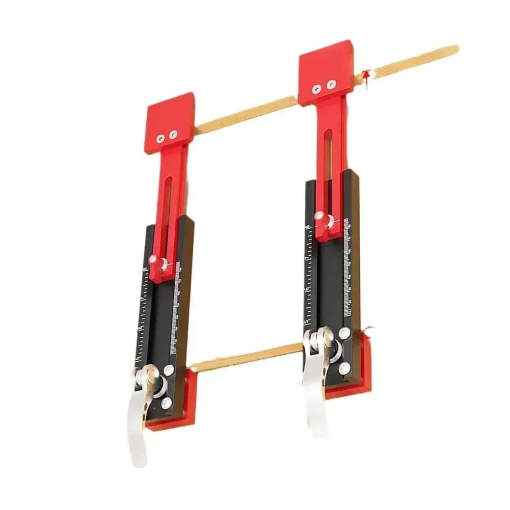 Aluminum Wall Panel Install Tool with Dual Measurement Scales Allowing Precise Thickness Adjustment for Construction Tasks