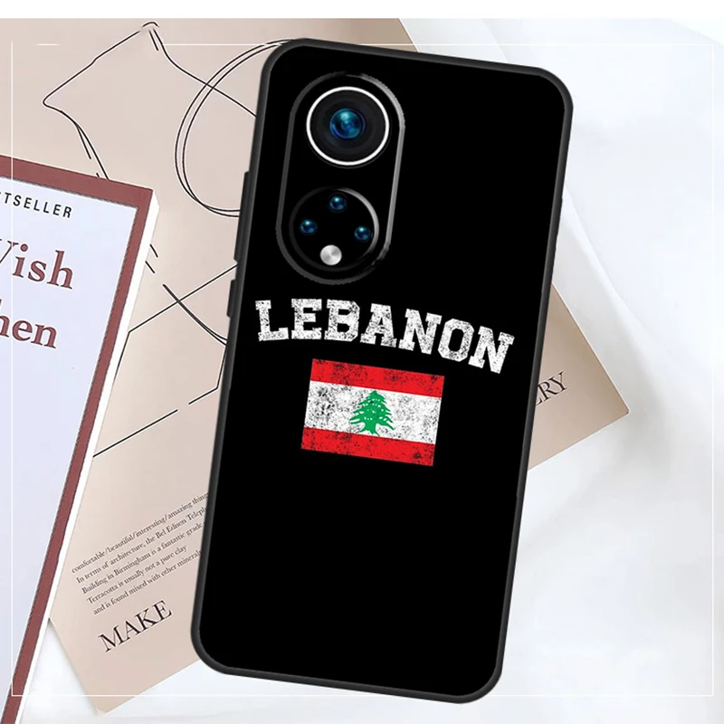 Lebanese Lebanon Flag For Honor X8a X9a X8b X9b X6a X7a X6 X7 X8 X9 Honor Magic 5 Lite 50 70 90 Magic 6 Pro Case