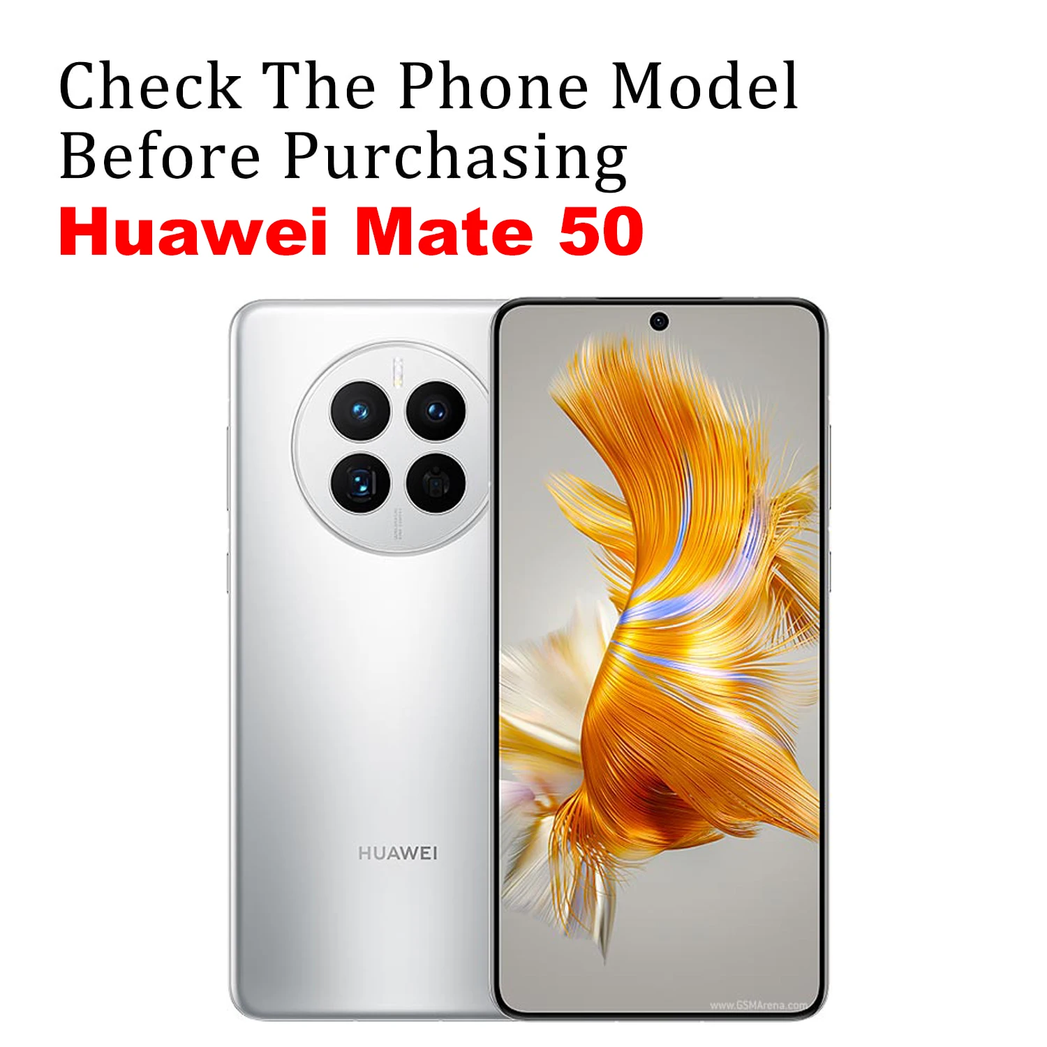 2/4Pcs HD Tempered Glass For Huawei Mate 50 9H Screen Protector