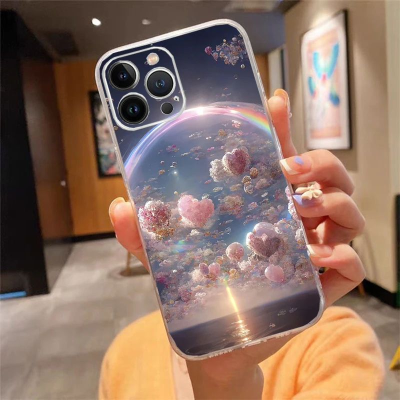 حافظة هاتف لهاتف آيفون 17ProMax Air 16 15 14 13 Pro Max 15 16 Pro 15Plus منظر طبيعي جميل #6