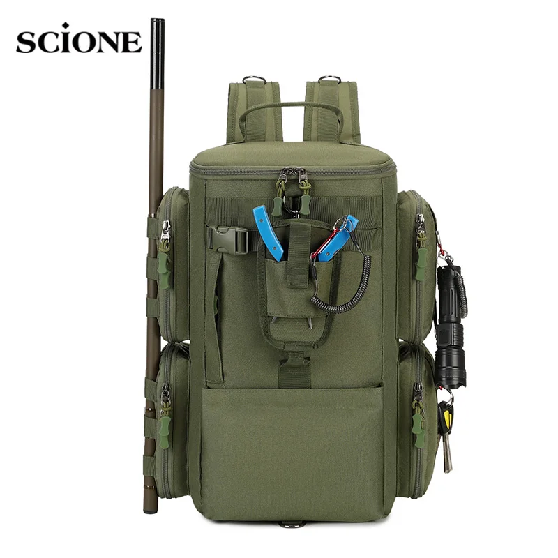 

Многофункциональный походный рюкзак для активного отдыха, тактический спортивный рюкзак Molle, сумка для хранения рыболовных приманок, для охоты и альпинизма