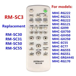 RM-SC3 NEW remote for RM-SC30 RM-SC31 RM-SC50 RM-SC55 For SONY CD HIFI System Audio MHC-RG222 MHC-RG121 MHC-RV20 CMT-EH15