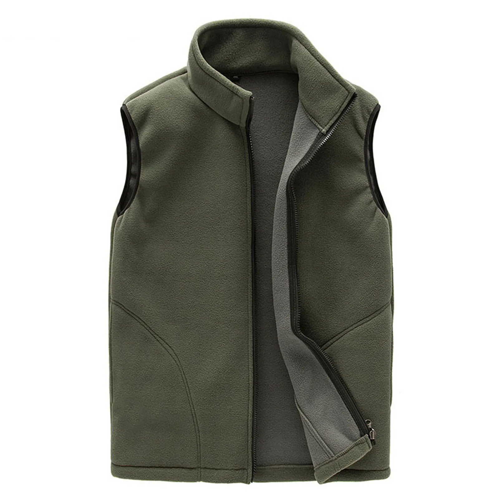 Casual Warm Winter Vest Coat Men's Outdoor Warm Corduroy Sport Jacket Couples Sleeveless Fleece Lined Outwears Men Clothing