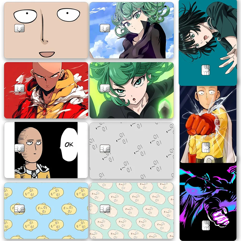 

Наклейка на карту ONE PUNCH-MAN, автобус, метро, студенческий кампус, Сайтама, Тацумаки, защитный чехол, декоративная нашивка, сбор девушки, праздничный подарок