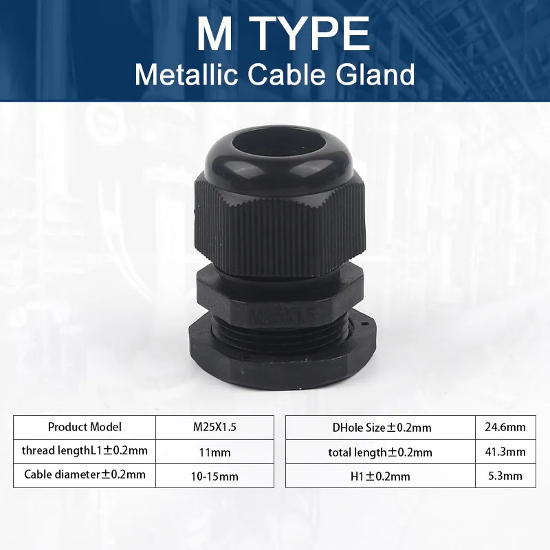 5pcs ip68 Kabel verschraubung wasserdicht verstellbare Kabelst ecker m12/m16/m18/m20/m22/m25/m27/m30 Kunststoff verbindungen schwarz weiß diy go