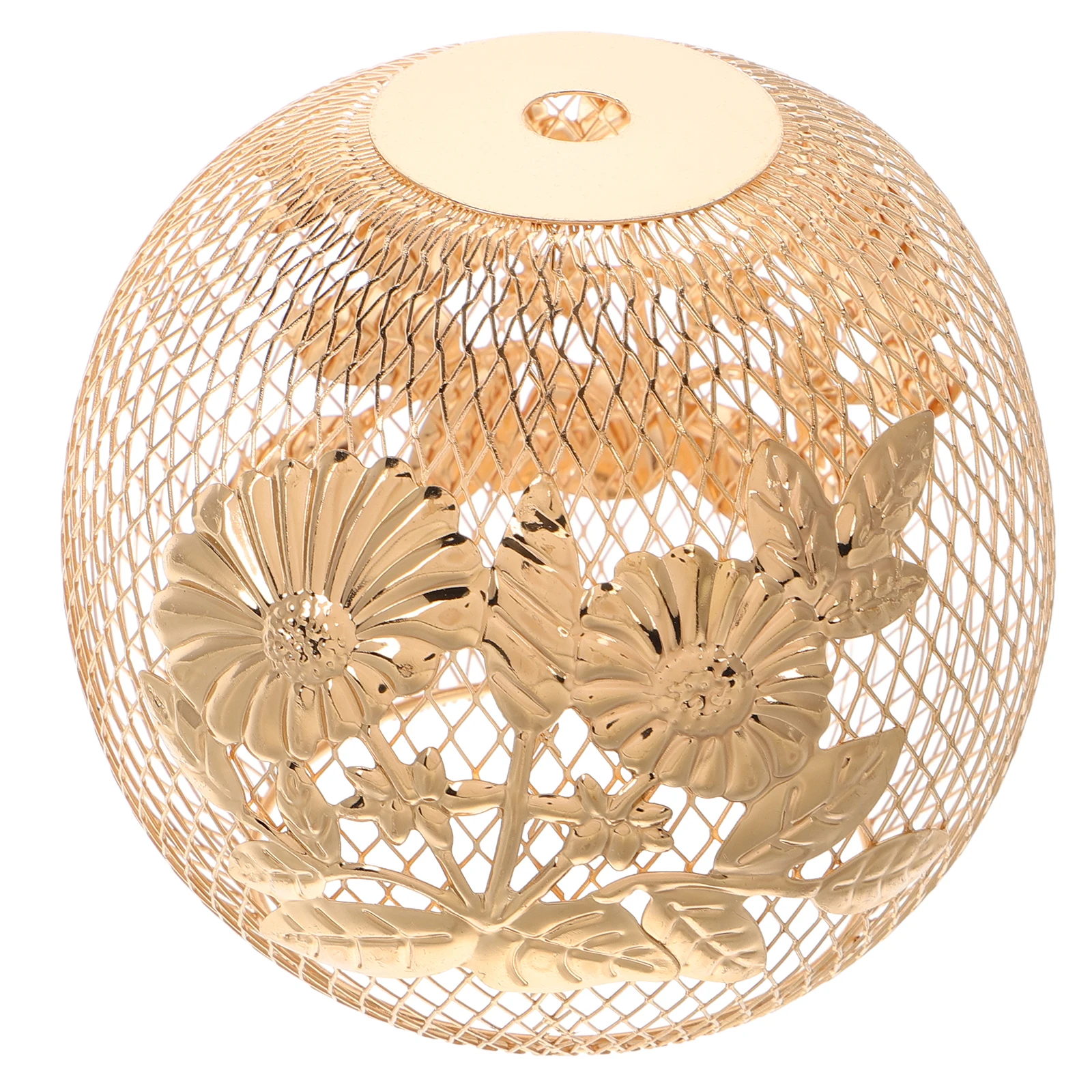 

Chrysanthemum Pattern Lampshade For Wall lamp, Home Wall Decoration Metal Lamp Shade Fashionable Light Luxury Lampshade Golden