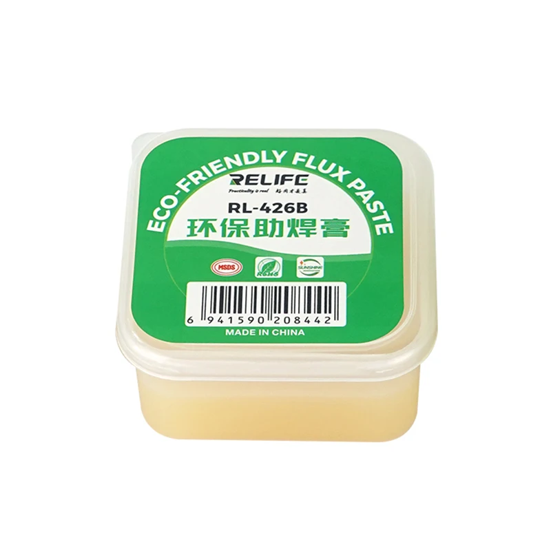 RELIFE RL-426A/B/C 30g 40g 80g عالية النقاء صديقة للبيئة لحام لصق لإصلاح المكونات الإلكترونية بغا رقاقة
