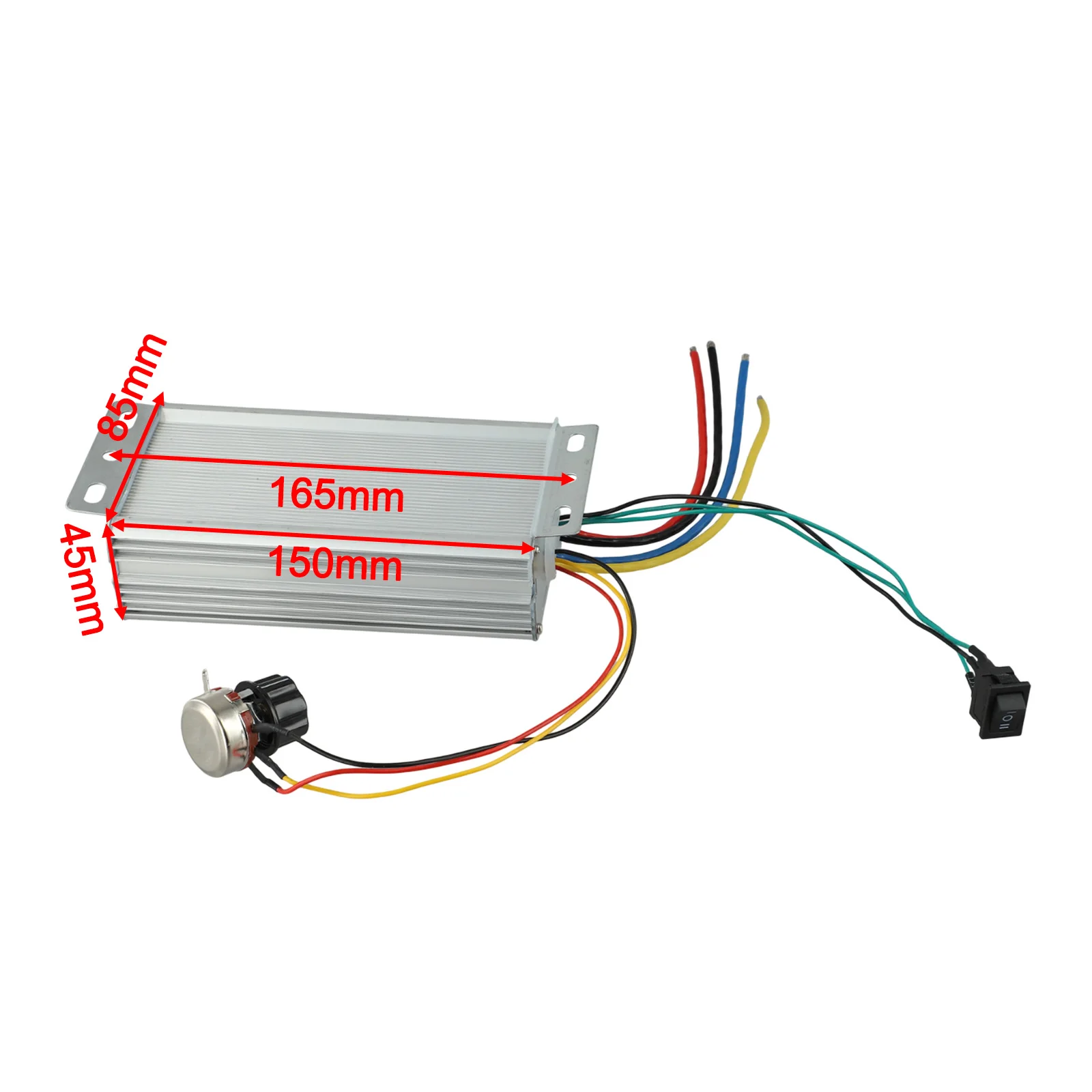 Electrical Speed Controller Brushed Motor Controller For DIY Motor Projects Adjustable Speed High Reliability Linear Output