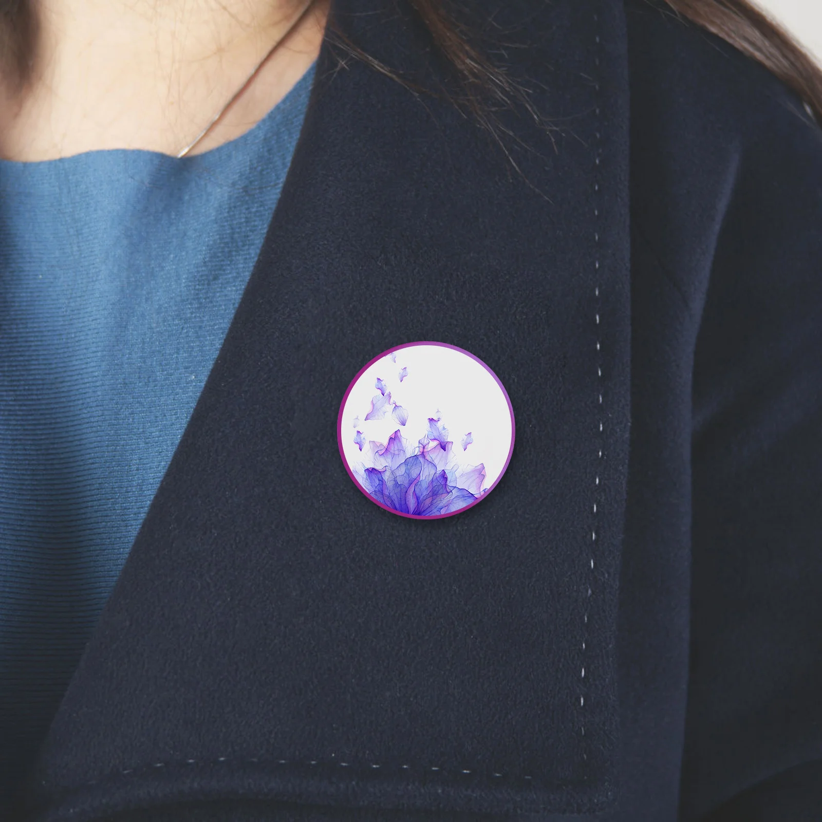 100 pièces papiers de badges vierges bricolage papiers artisanaux ronds pour impression dessin Badges personnalisés faveurs de fête épingles personnalisées à la main