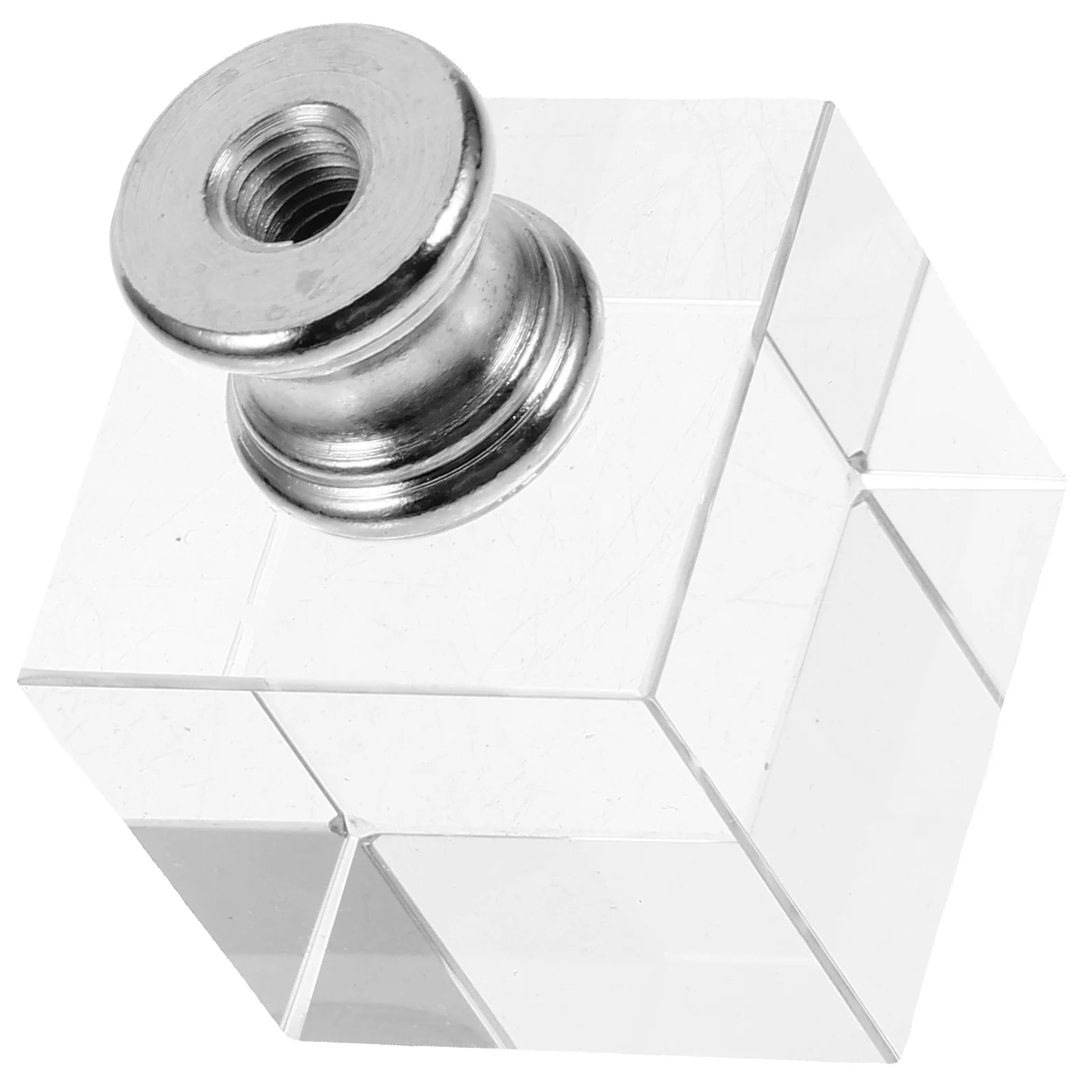 

Crystal Lighting Lamp Finials Decoration Desk Shade Holder Harp Knob Transparent Artistic Touch Easy Installation