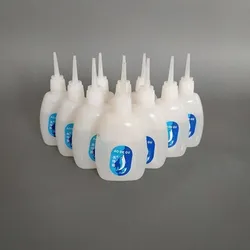 Pegamento superlíquido 502 de secado rápido, adhesivo fuerte de goma de cuero y Metal, suministro de oficina, herramienta de Gel de uñas, 10 piezas, 25ml