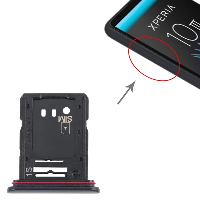 SIM Card Tray + Micro SD Card Tray for Sony Xperia 10 III SIM Card Holder Drawer Phone Replacement Part