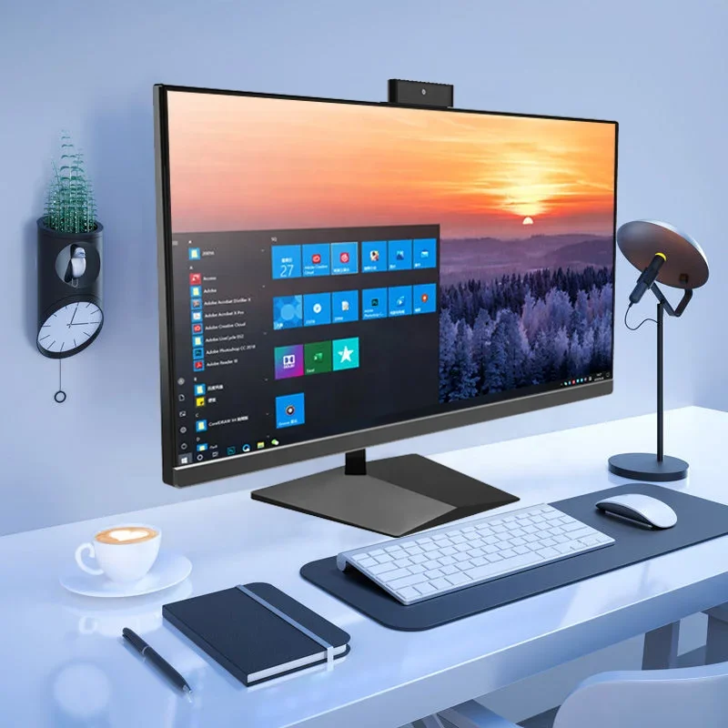 Design All In One Desktop Computer Pc AIO Touch PC Core i3 i5 i7 Processor gamer computer desktop all-in-one pc UPS Battery