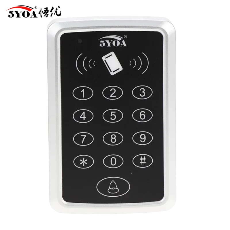 

5YOA 125 кГц RFID-клавиатура контроля доступа EM-считыватель карт Система контроля доступа к двери Система открывания дверных замков Клавиатура
