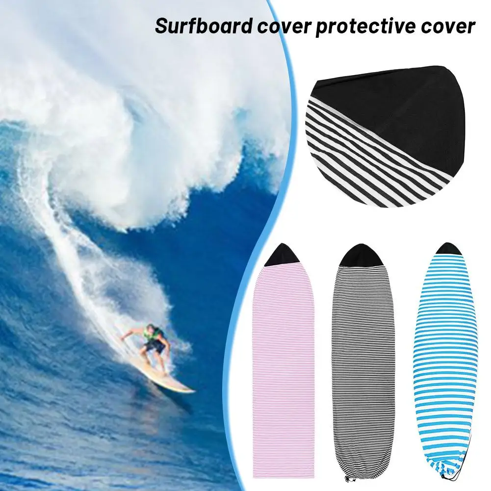 6.3''/6.6''/7' Surfboard Socks Lightweight Stretch Protective Sports Long Short And Water Foldable Paddleboard Accessories M0I1