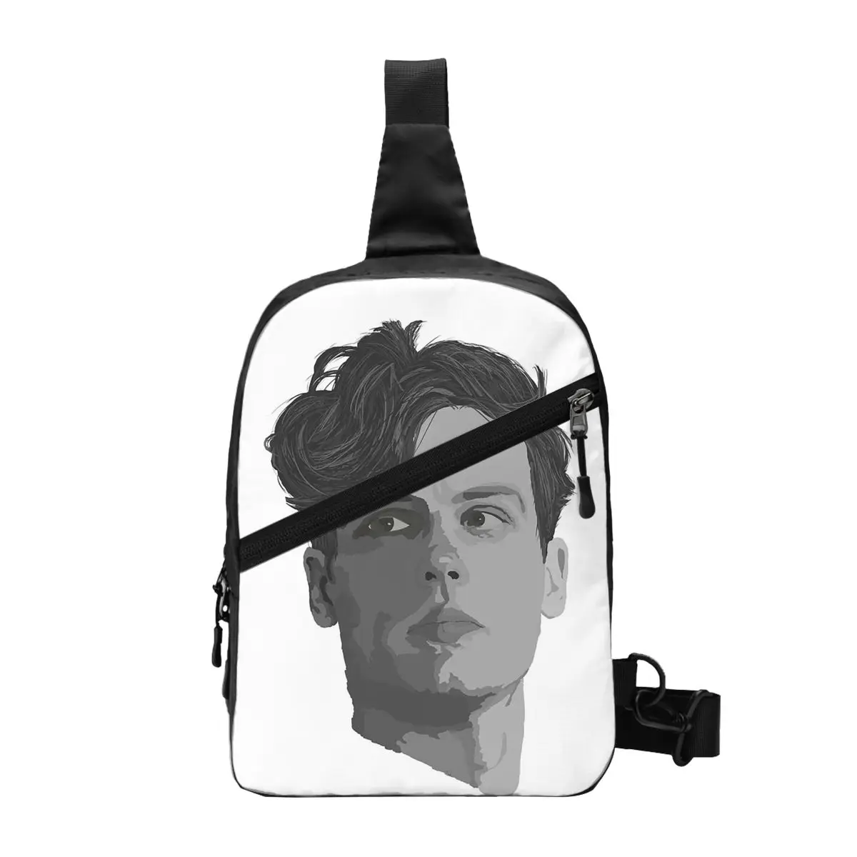 

Spencer Reid From Criminal Minds Chest Bag Men Sling Crossbody Backpack Chest Bag Travel Hiking Daypack Shoulder Bag