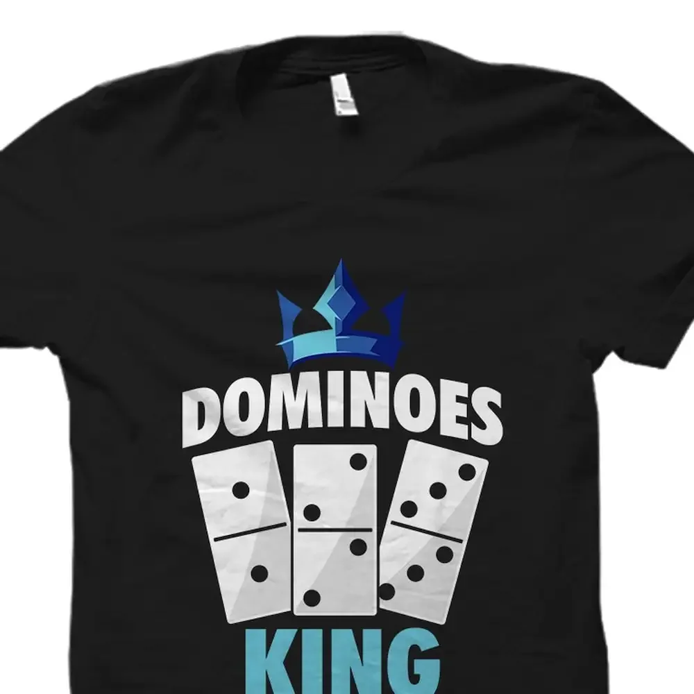 Dominoes King T Shirt Domino Player Lover Os2557