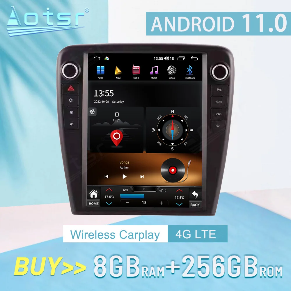 

For Jaguar XJ 2010-2018 CARPLAY Android 12 Car Radio Stereo Receiver Autoradio Multimedia Player GPS Navigation