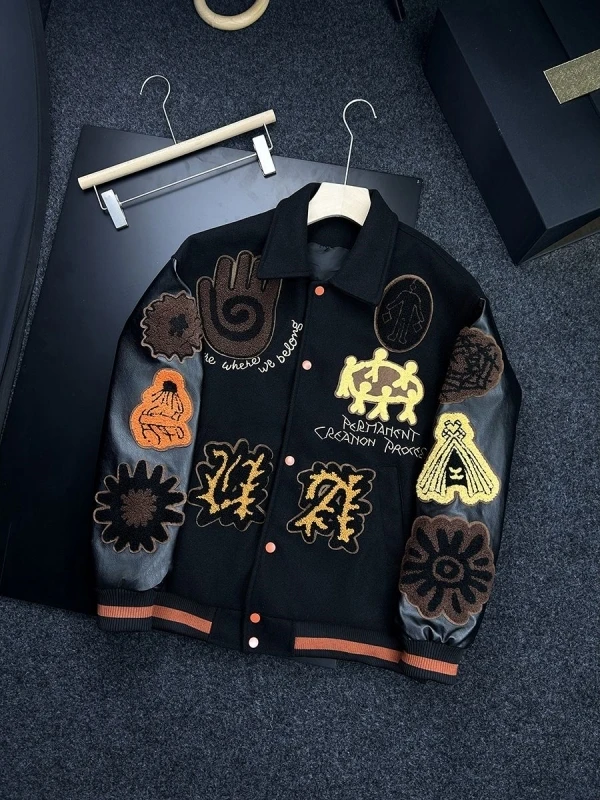 

Мужской свитер-жакет в американском стиле, большой размер, весна-осень, модный брендовый, с отложным воротником, верхняя одежда