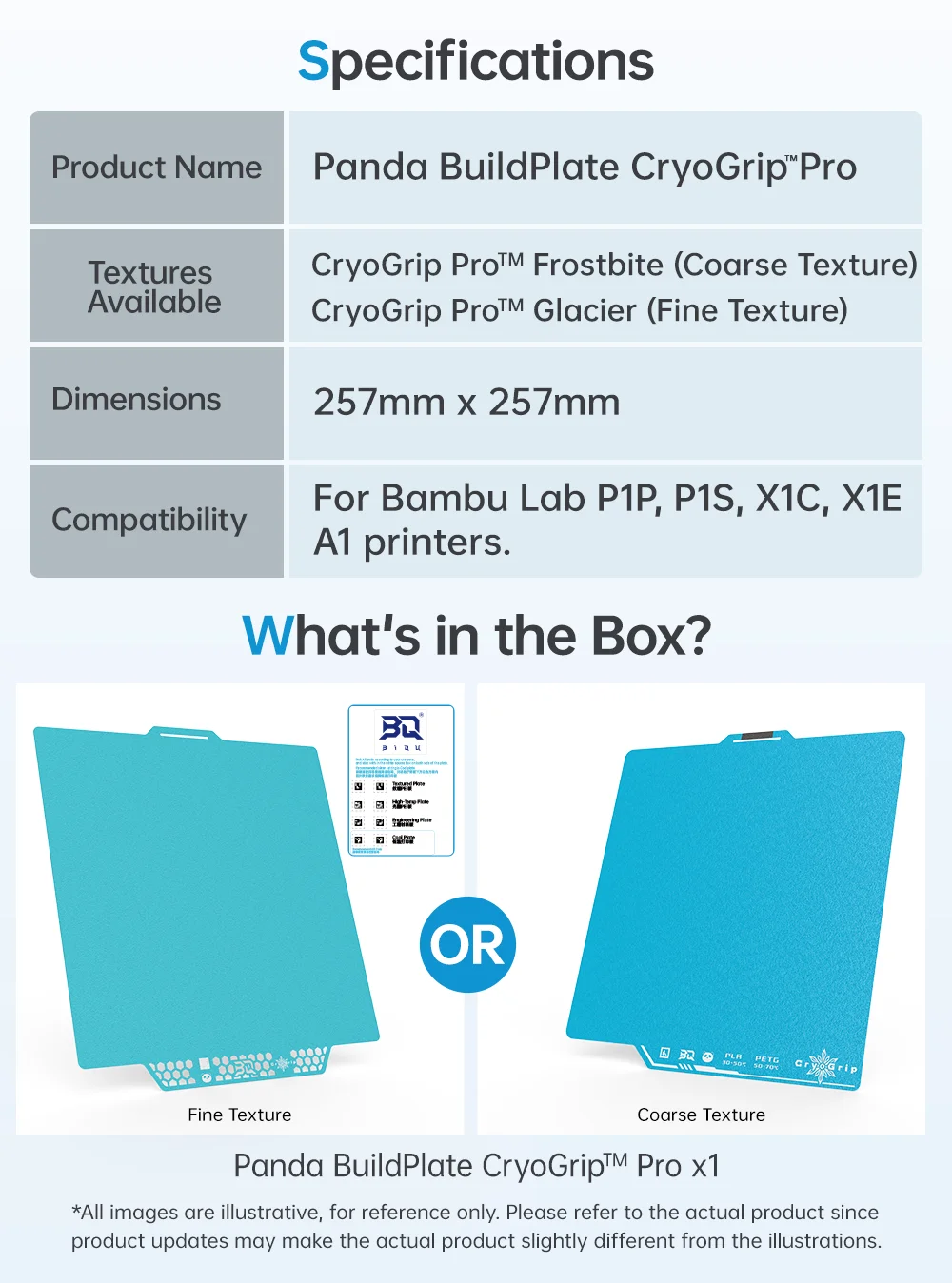 BIGTREETECH Panda Bauplatte CryoGrip Pro Kühlplatte für Bambu P1 X1 Serie A1 & Mini Kobra3 Combo Qidi Plus4 Voron 300MM H2D H2S – Detail 14