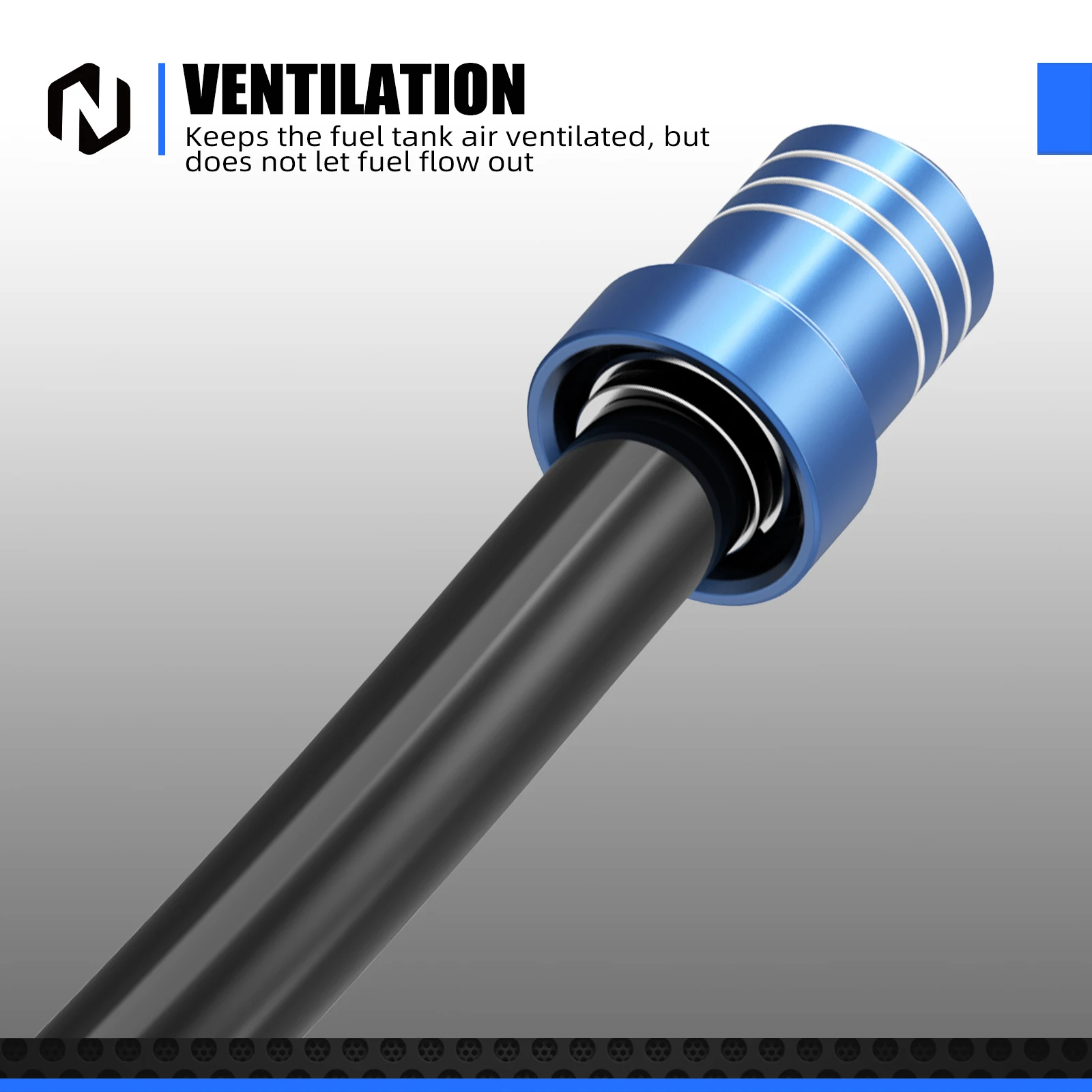 ل Husqvarna TE 300 TE 250 FE 250 FE 350 FE 450 501 TX 300 TC 125 FC 250 350 450 غطاء الوقود الغاز صمام تنفيس الاستراحة خرطوم أنبوب #6