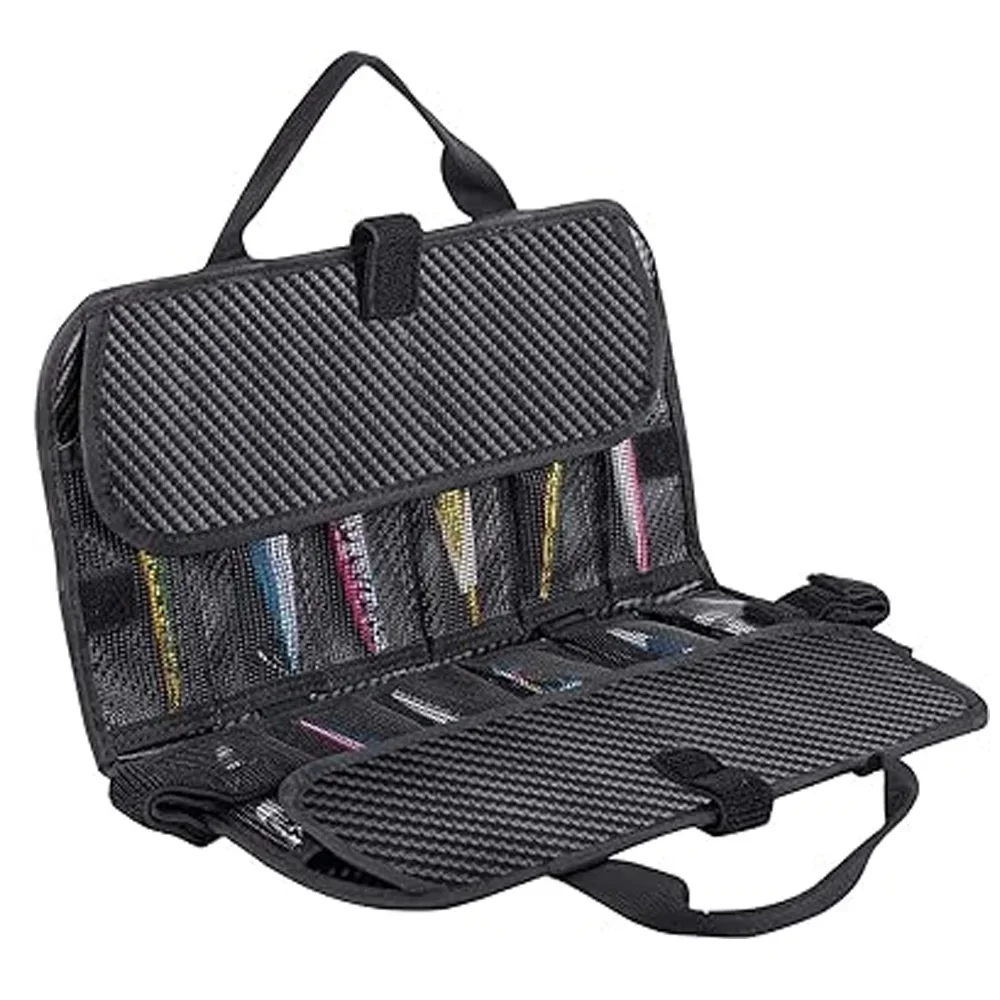 

Goture Fishing Jig Bag Fishing Bags Lure Organizer Waterproof Bait Gear Fishing Pocket Bag Lure Adjustable Jig