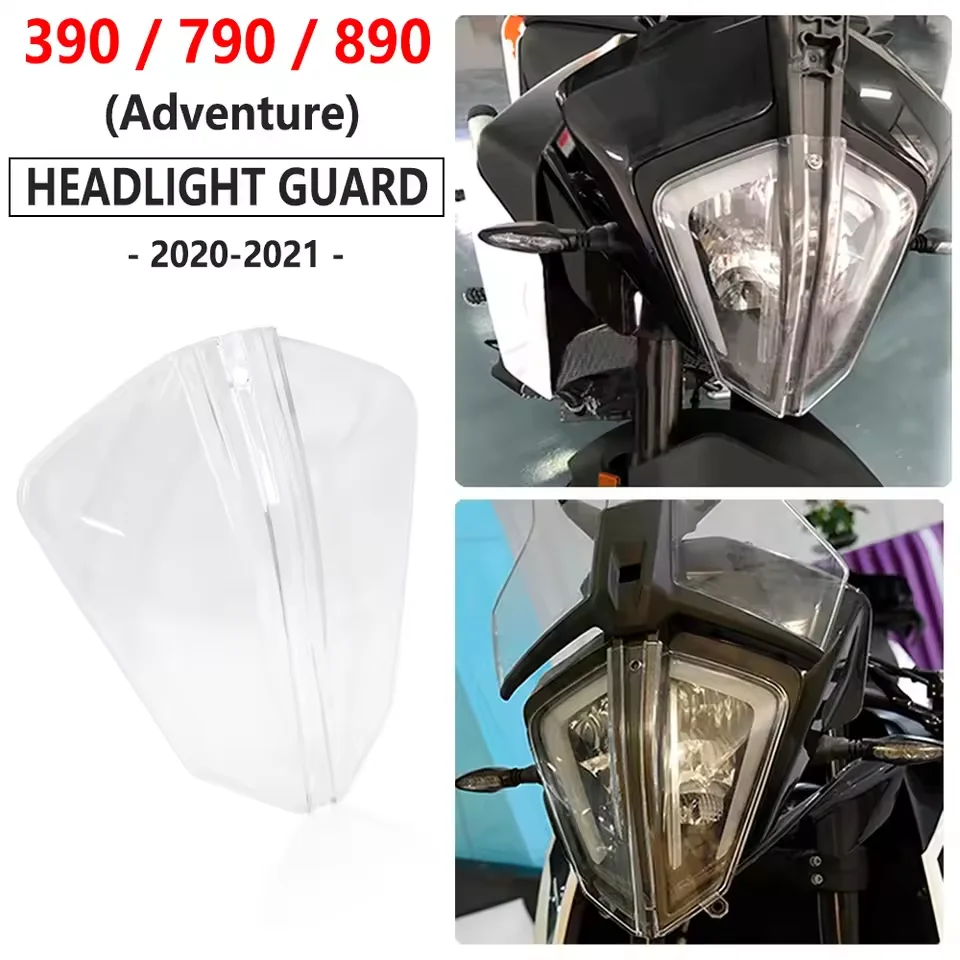 

Motorcycle Headlight Guard Protector Cover Protection Grille Fit For 390 ADVENTURE 890 790 ADVENTURE S R 2021 2020 2019