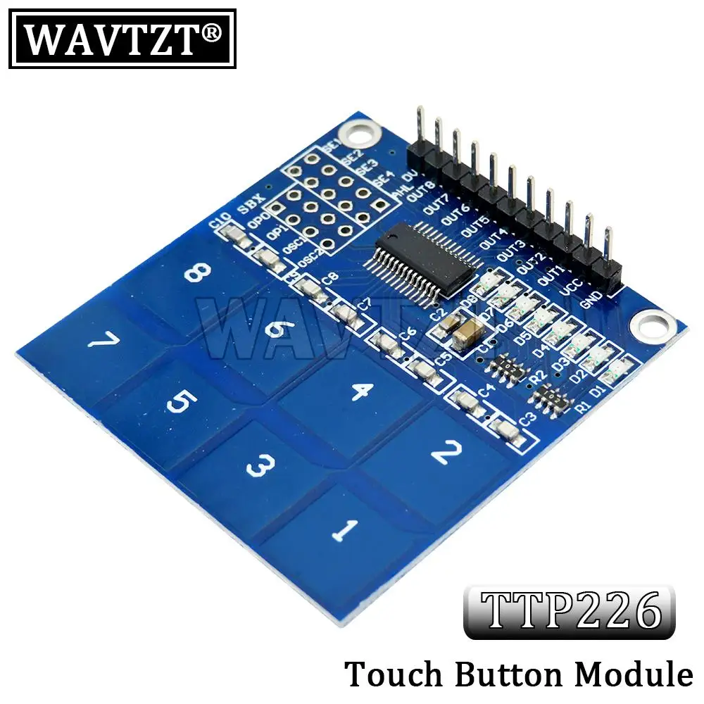 TTP223 TTP223B TTP224 Touch Key Switch Module TTP226 TTP229 Touching Button Capacitive Switches Single Channel Reconstruction