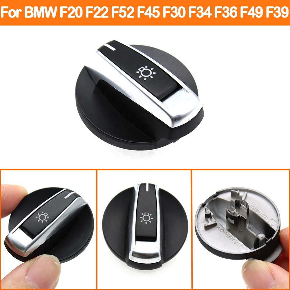 Car Headlamp Head Light Rotary Switch Button Key For BMW 1 2 3 4 Series X1 X2 F20 F52 F22 F45 F46 F30 F34 F23 F32 F36 F49 F39