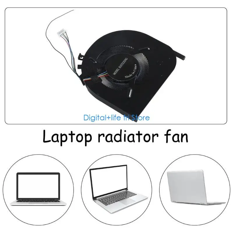 E06D Internal Laptop Fan CPU Cooling Fan Enhances Cooling for T470 T480 Models Laptop Heatsink