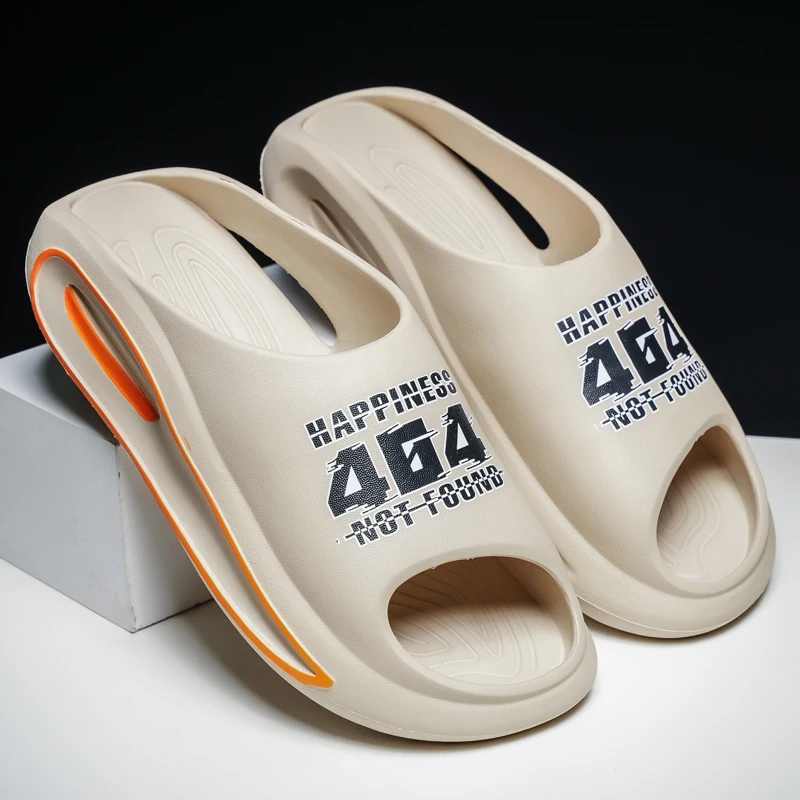 

Lightweight Men's Eva Slippers for Outdoor Wear, Quick-Drying, Non-Slip, Soft-Soled Beach, Bathroom, and Home Sandals