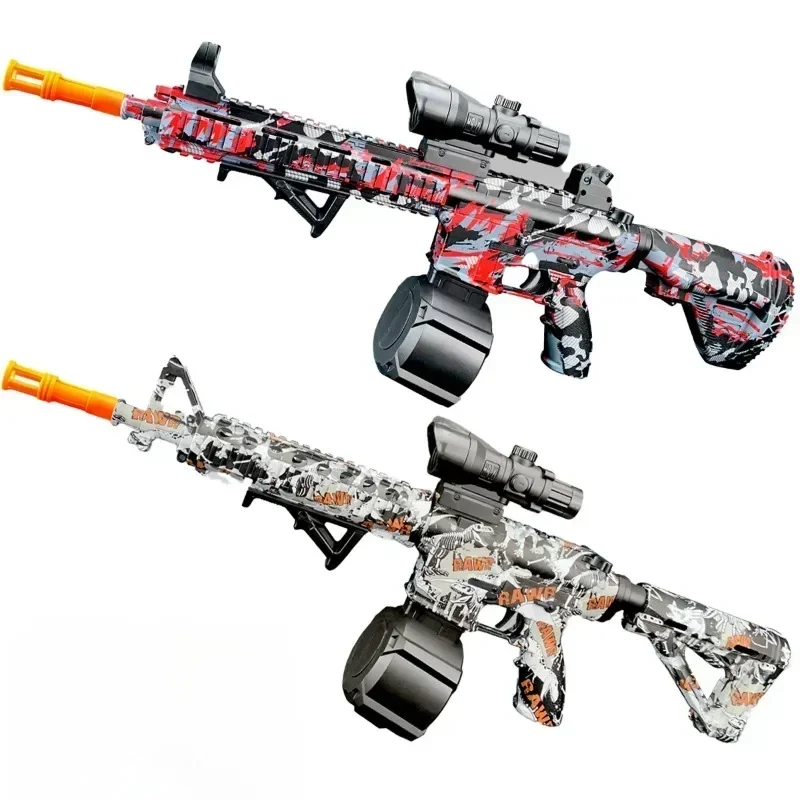 New Electric M416 AUG Toy Gun Automatic Splatter Rifle  Paintball Outdoor Game Airsoft Submachine Guns Pistol for Boys